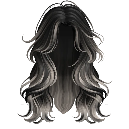 Voluminous Wavy Hair(Black Ombre)