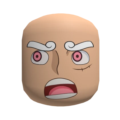 Confused Gear 5 Luffy Anime Face