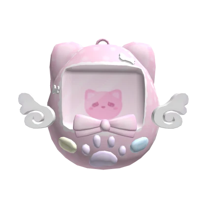 ♡ ꒰ kawaii tamagotchi backpack angel 3.0