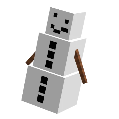 Pixel Snowman 