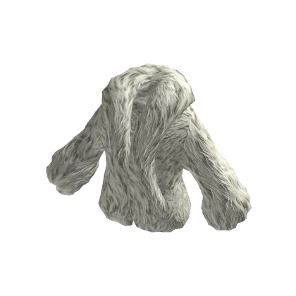 Slavic Fur White Coat Jacket