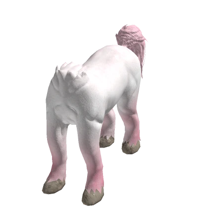 Centaur Horse Body (White and Pink)