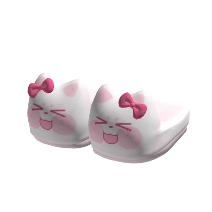 Kawaii Happy Kitty Slippers