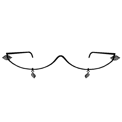 Fashion gothic glasses [BLACK]