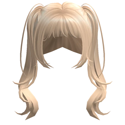 Long Flowy Wavy Pigtails Blonde