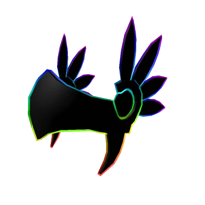 Cartoony Rainbow Valkyrie Helmet