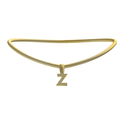 3.0 Initial Necklace Gold - Z