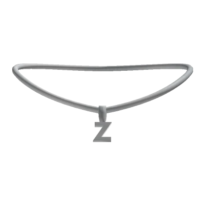 3.0 Initial Necklace Silver - Z