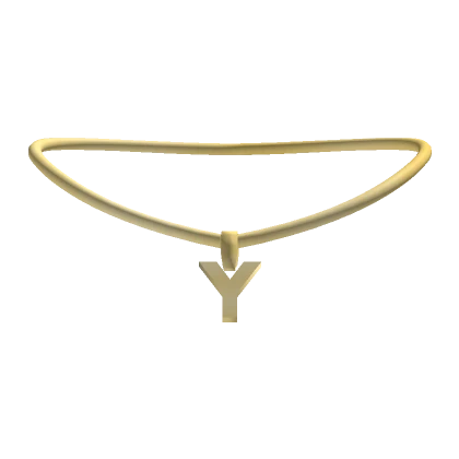 3.0 Initial Necklace Gold - Y