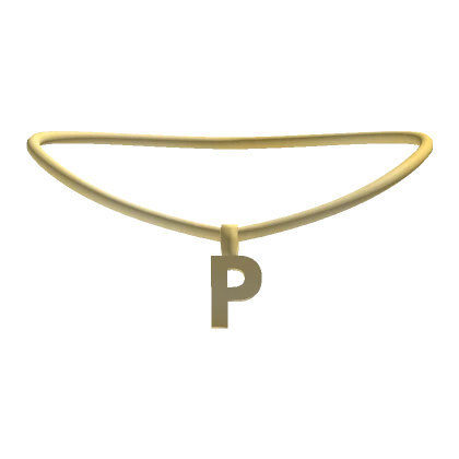 3.0 Initial Necklace Gold - P