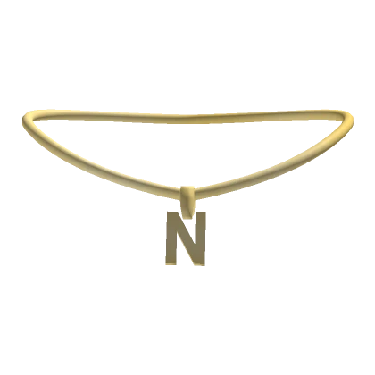 3.0 Initial Necklace Gold - N