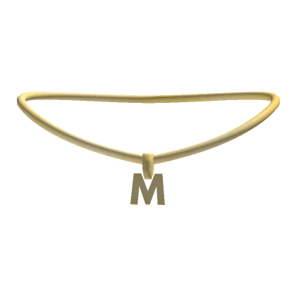 3.0 Initial Necklace Gold - M