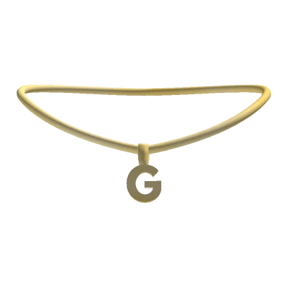 3.0 Initial Necklace Gold - G