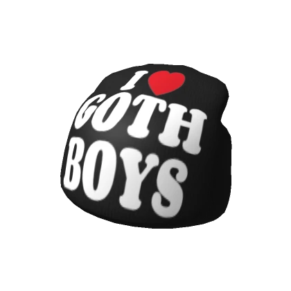 I ❤ Goth Boys Beanie 