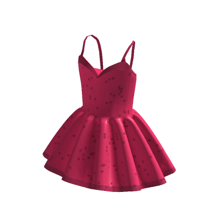 Red Valentines Heart Babydoll Dress