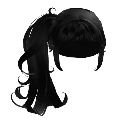 Flowy Blow Out Pony Tail Black