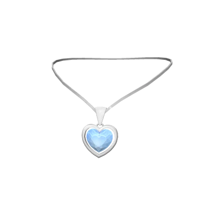 Blue Heart Necklace