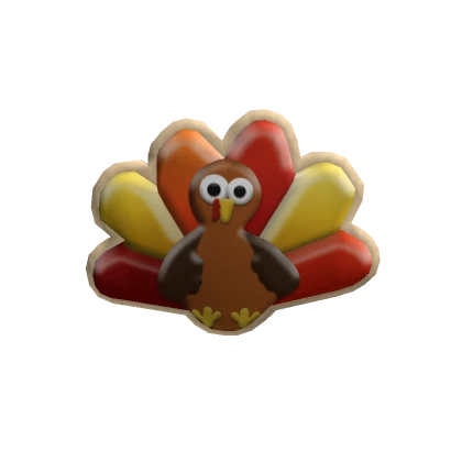 Thanksgiving Turkey Cookie