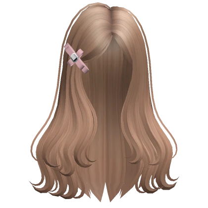 Cute Dolly Hair with Ribbon Hairpin (Honey)