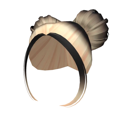 Blonde to Black Girl Hair With Buns