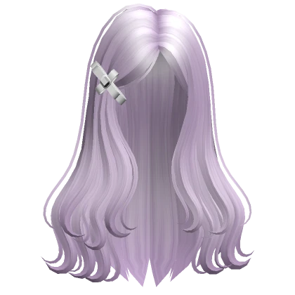 Cute Dolly Hair with Ribbon Hairpin (Purple)