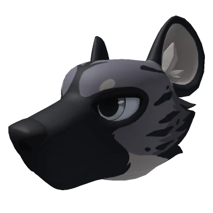 Shadow Hyena Head