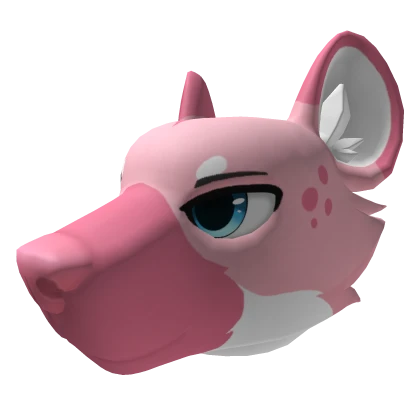 Kawaii Hyena Head