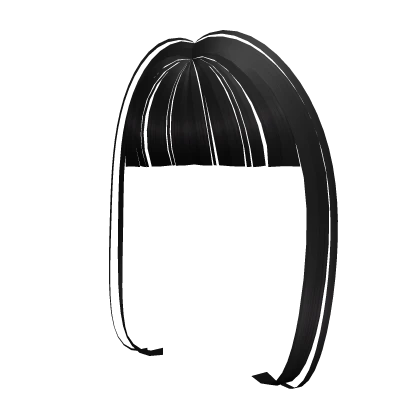Black Straight Bangs