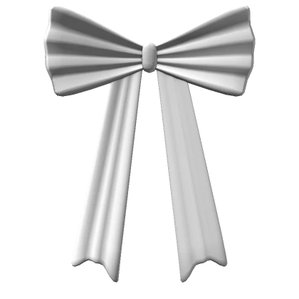 Big White Waist Bow