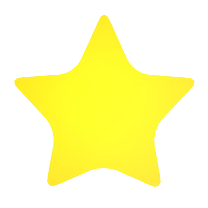 Yellow Neon Star Topper: Traffic Cone Add-On