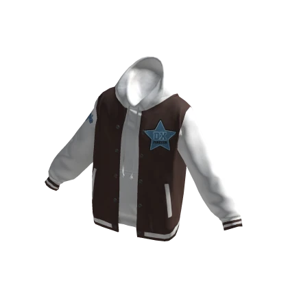 Letterman Varsity jacket - brown/white Los Angeles