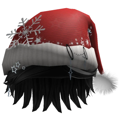 Evil Boy Christmas Hat - Black