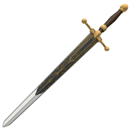 Golden Chevalier Antique Fantasy Sword