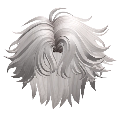 Wavy Middle Part Hair(Silver)