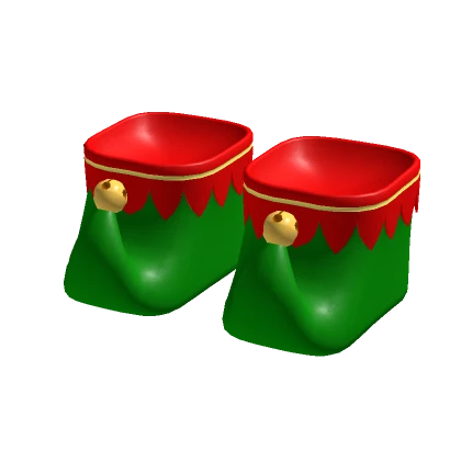 Classic Christmas Elf Bell Shoes