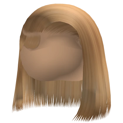 Short Side Part Bob In Gold Blonde