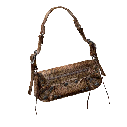 Right Sling XS Bag | Tan Leopard