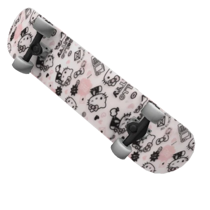 Kawaii Kitty Skateboard