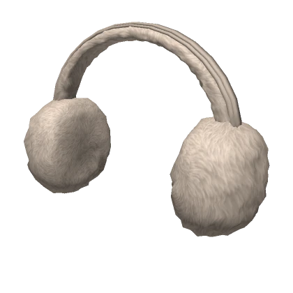 Fluffy Earmuffs - Beige