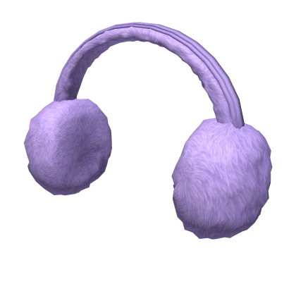 Fluffy Earmuffs - Baby Purple