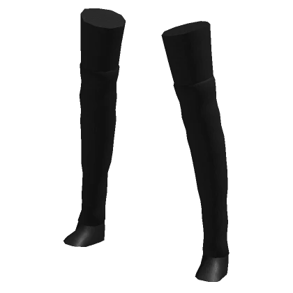 Thigh High Black Leg Warmers