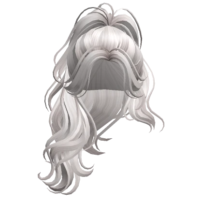 Half Up Half Down Ponytail(Silver)