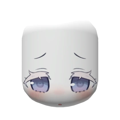 Albino Shy Sweet Sad Look