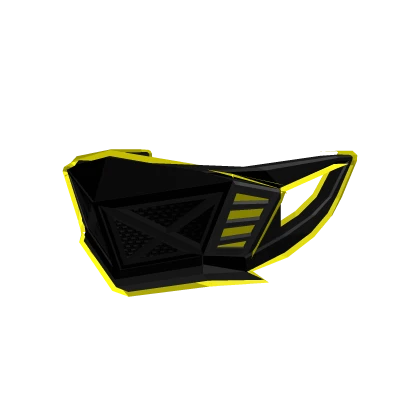Yellow/Black Techwear Mask