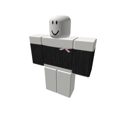 ๑˚⊹ cutesy black sweater 🎀