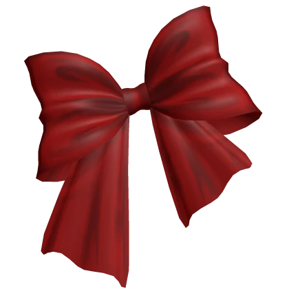 Preppy Front Hair Bow in Red