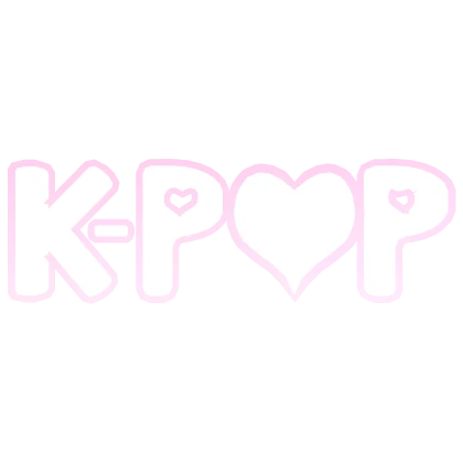 Cute K-POP Blue Text Filter