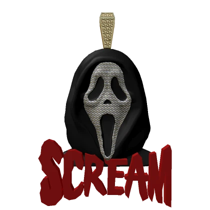 Iced Out Ghost Face Chain [Pendant]