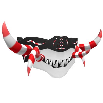 Candy Cane Scary Mask