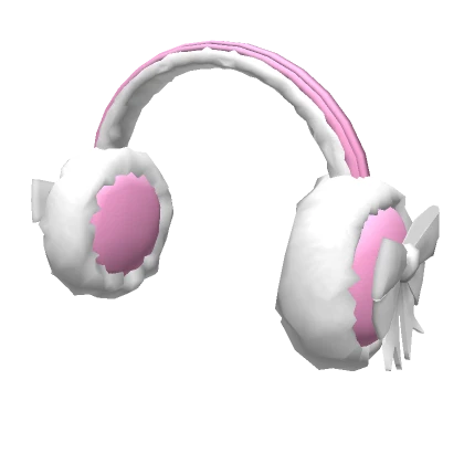 Bowtie Earmuffs - Baby Pink